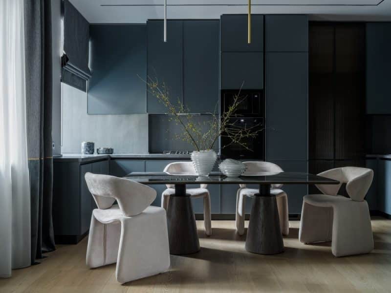 Modern Interior in Dark Tones for a Young Man