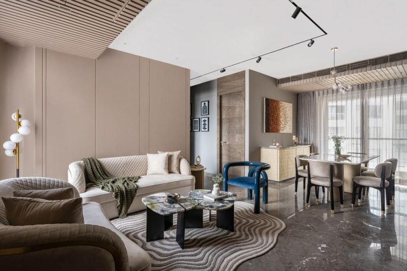 Cozy and Chic: Rare Earth Apartment by AB Design