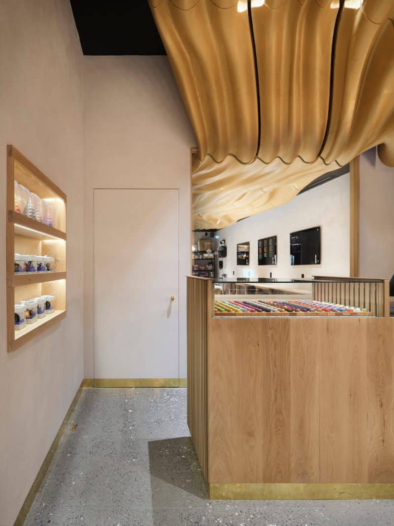 Blue Table Chocolates Workshop and Retail Space by Arch&Type