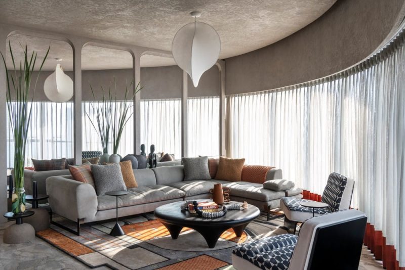 living room, Le Harlequin Apartment